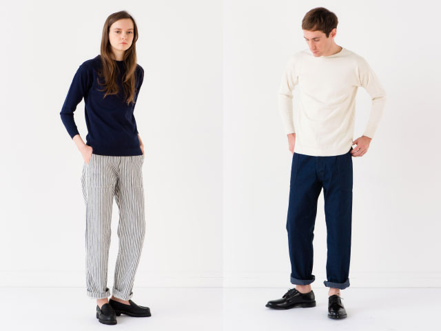 LE TRICOTEUR cotton guernsey sweater | RECOMMEND | Bshop inc